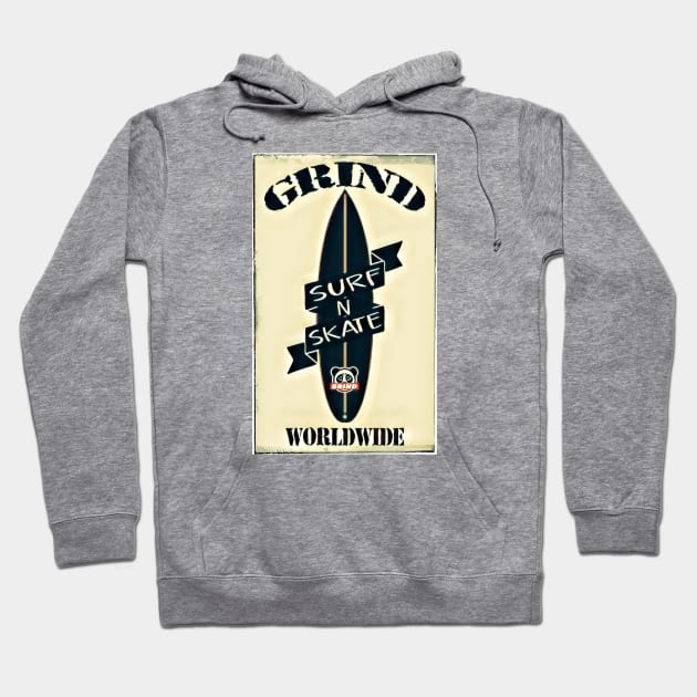 Grind Surfboard Hoodie by Digz